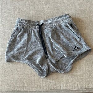 Adidas Kids Heather Gray Shorts